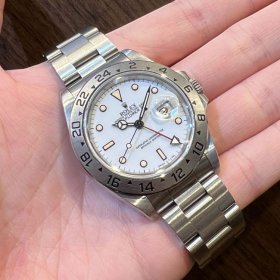 ロレックス エクスプローラーII 16570 ホワイトダイヤル