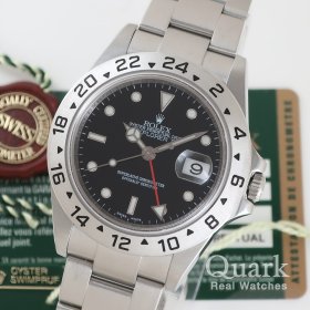 ロレックス エクスプローラーII 16570 ブラックダイヤル