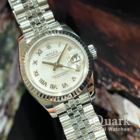 ロレックス デイトジャスト 179174NRD ピンクシェルデコレーションローマ
