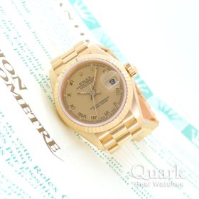 ロレックス デイトジャスト 69178 シャンパンローマ