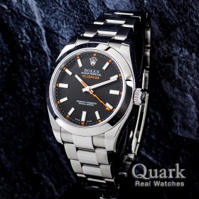 ロレックス ミルガウス 116400 ブラックダイヤル