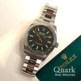 ロレックス ミルガウス 116400GV ブラックダイヤル