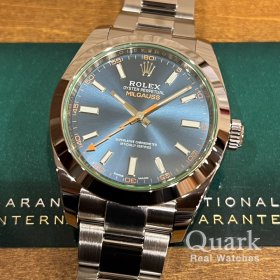 ロレックス ミルガウス 116400GV Ｚブルーダイヤル