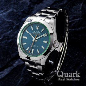 ロレックス ミルガウス 116400GV Ｚブルーダイヤル