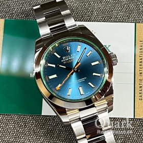 ロレックス ミルガウス 116400GV Ｚブルーダイヤル