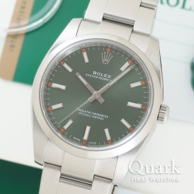 ロレックス オイスター・パーペチュアル34 114200 オリーブグリーンダイヤル