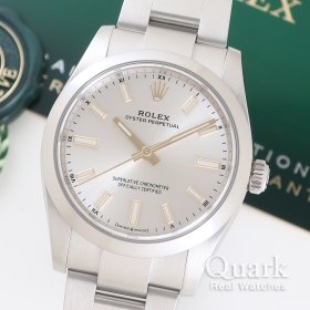 ロレックス オイスター・パーペチュアル34 124200 シルバーダイヤル