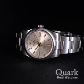 ロレックス オイスター・パーペチュアル34 124200 シルバーダイヤル