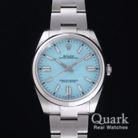 ロレックス オイスター・パーペチュアル41 124300 ターコイズブルーダイヤル