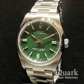 ロレックス オイスター・パーペチュアル36 126000 グリーンダイヤル