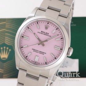 ロレックス オイスター・パーペチュアル36 126000 キャンディピンクダイヤル