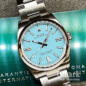 ロレックス オイスター・パーペチュアル36 126000 ターコイズブルーダイヤル