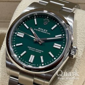 ロレックス オイスター・パーペチュアル41 134300 グリーンダイヤル
