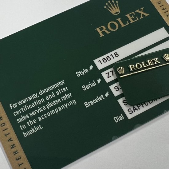 ロレックス サブマリーナー Ref.16618SG